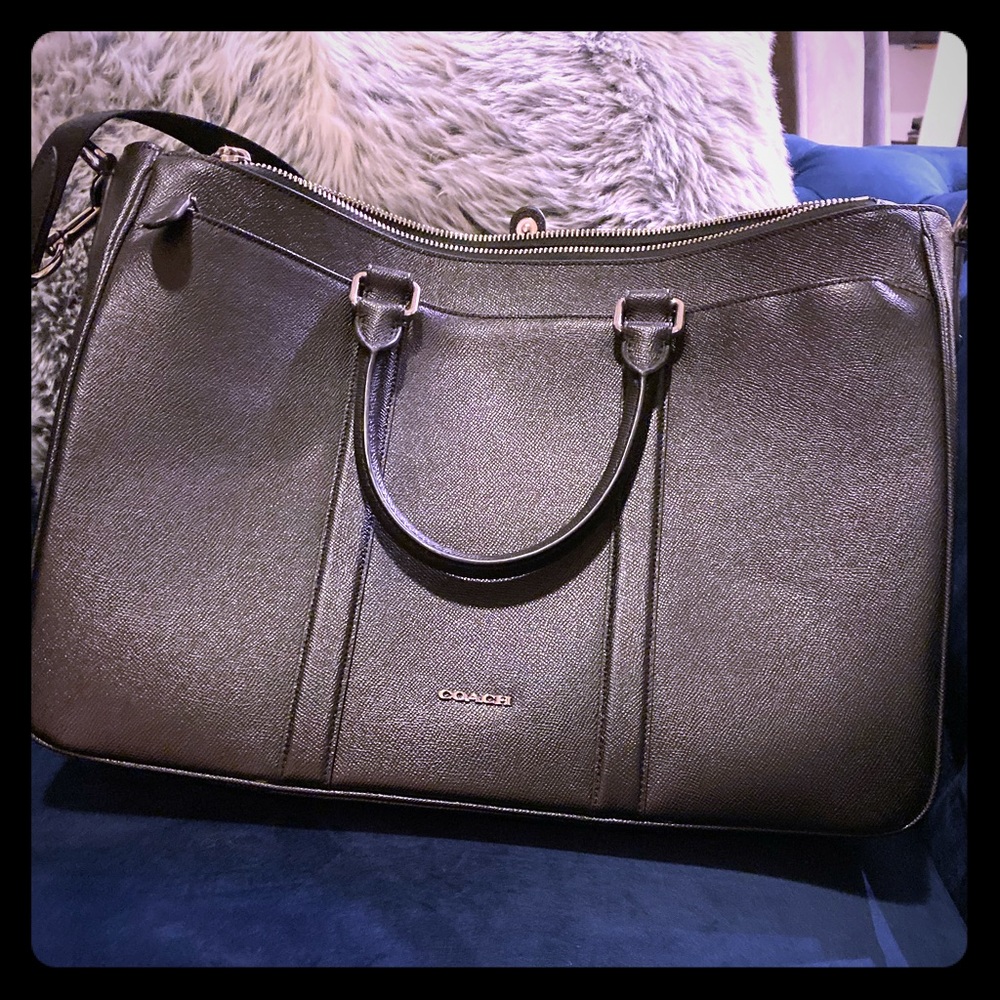 Coach laptop business bag